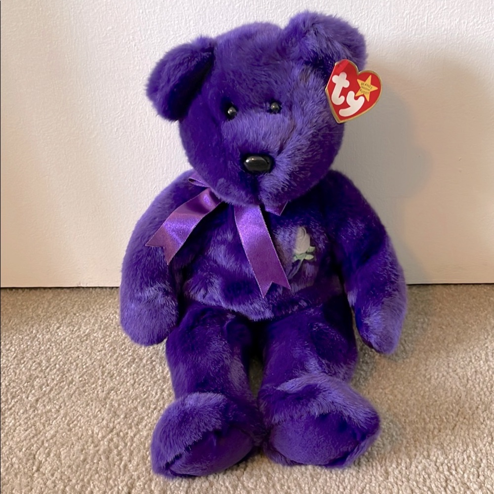 TY Beanie Baby Buddy Princess Diana Memorial Bear